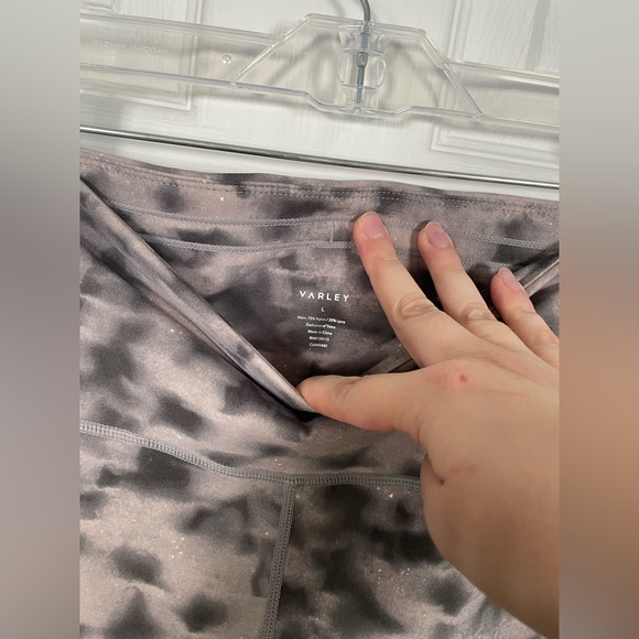 Varley Let’s Go High Rise Patterned Leggings Large - Picture 4 of 5